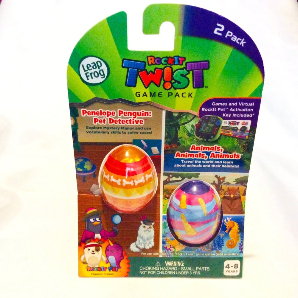 Leap Frog Rockit Twist Penelope Penguin & Animals Animals Animals New 2 Pack